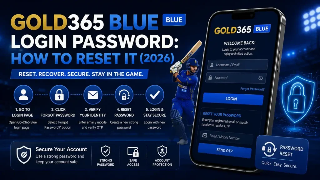 Gold365 Blue Login Password
